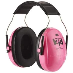 Casque de protection auditive Enfant - Rose fluo : 3M PELTOR Modèle
