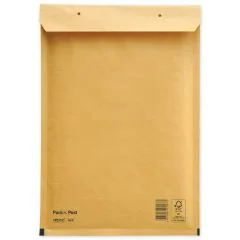 Pochettes d'expédition à coussin d'air - Marron - 240 x 350 mm : MAIL MEDIA Lot de 100 Visuel