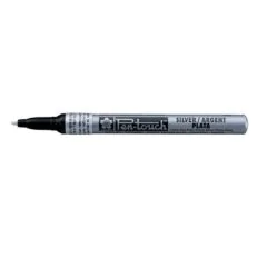 Marqueur permanent SAKURA Fin - Argent : PEN TOUCH image