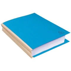 Chemise à soufflet Dos toilé Rock's - Bleu EXACOMPTA Lot de 10 Exemple
