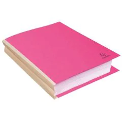 Chemise à soufflet Dos toilé Rock's - Rose EXACOMPTA Lot de 10 Exemple