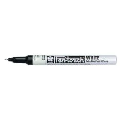 Marqueur permanent SAKURA Extrafin - Blanc : PEN TOUCH  image