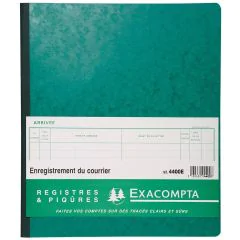 Registre Enregistrement du courrier 4400E EXACOMPTA (Couverture)