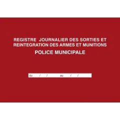 Registre des armes et munitions Police municipale : ELVE 45004