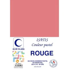 Sous-Chemise pour dossier A4 - Rouge ELVE Isatis Classement