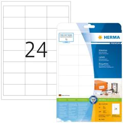 Étiquettes adhésives blanches - Multi-usages 5053 Herma 