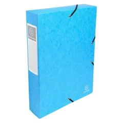EXACOMPTA Boîtes de classement 50606E  - Dos 60 mm Turquoise
