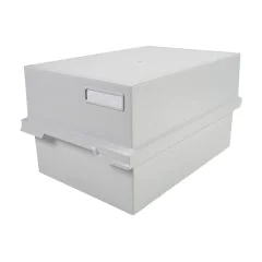 Boite pour 1200 fiches  - Format A4 - Gris lumière EXACOMPTA 51540D