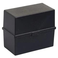 Boite pour fiches  - Format A5 -  Noir EXACOMPTA 51814D