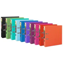Classeurs à levier - Dos de 80 mm - Assortiment Tendance EXACOMPTA 53384E
