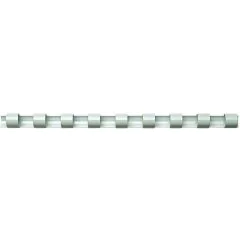 Lot de 100 Baguettes de 21 anneaux - 16 mm - Blanc FELLOWES visuel