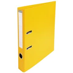 Classeur à levier en PVC - Dos de 50 mm - Jaune EXACOMPTA Visuel