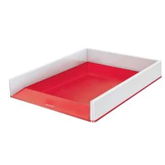 Photo Corbeille à courrier - A4 - Blanc LEITZ WOW Duo Colour