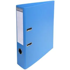Classeur à levier en PVC - Dos de 70 mm - Bleu : EXACOMPTA Image