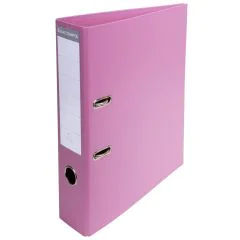 Classeur à levier en PVC - Dos de 70 mm - Rose : EXACOMPTA Image