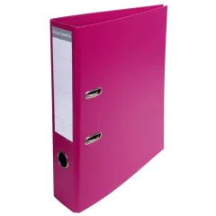Classeur à levier en PVC - Dos de 70 mm - Framboise : EXACOMPTA Visuel