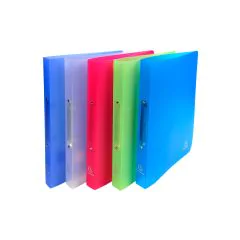 Exacompta 544699E Chromaline : Classeur souple Assortiment - 2 anneaux