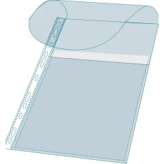 5503E Pochettes perforées à soufflet Exacompta A4 vertical modèle