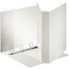 Classeur Personnalisable 3 Pochettes - Blanc - 4 anneaux de 25 mm : ESSELTE Visuel