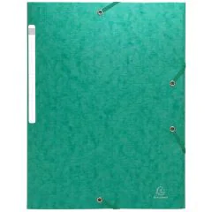 Chemise à élastiques Scotten sans rabat - Vert EXACOMPTA Visuel