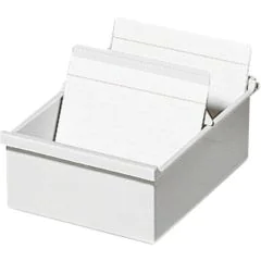 Bac pour 600 fiches - Gamme K - Format A6 - Gris lumière : EXACOMPTA photo