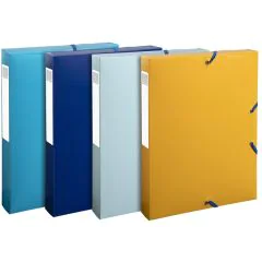 Boîte de classement - Dos 40 mm - Assortiment : EXACOMPTA Bee Blue image