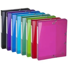 Boîte de classement en PP Iderama - Dos 40 mm - Assortiment : EXACOMPTA Visuel