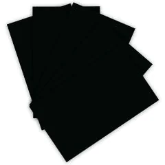 Feuille de papier - 220 g - 500 x 700 mm - Noir : FOLIA Visuel