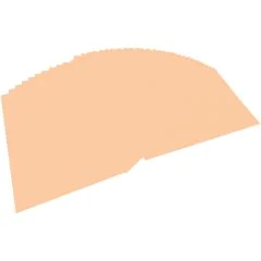 Carton de Bricolage A4 - Abricot - 300 g/m² : FOLIA Lot de 50 Modèle