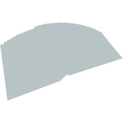 Carton de Bricolage A4 - Argent mat - 300 g/m² : FOLIA Lot de 50 Visuel