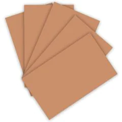 Carton de Bricolage A4 - Marron clair - 300 g/m² : FOLIA Lot de 50 Visuel
