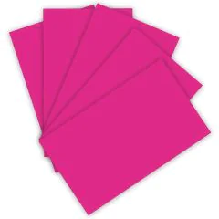 Feuilles de couleur A4 - 210 x 297 mm - Rose Vif : FOLIA Visuel