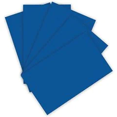 Feuilles de couleur A4 - 210 x 297 mm - Bleu royal : FOLIA Visuel