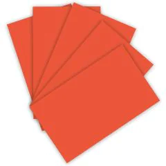 Feuilles de couleur A4 - 210 x 297 mm - Orange : FOLIA Visuel
