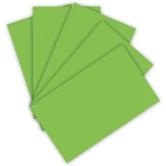 Feuilles de couleur A4 - 210 x 297 mm - Vert clair : FOLIA Visuel