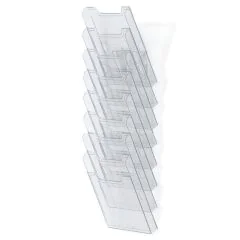 EXACOMPTA : Présentoir brochures mural - 8 compartiments A4 64858D