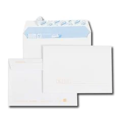 Enveloppe précasées - C6 114 x 162 mm Blanc GPV Lot de 25