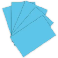 Feuilles de papier de couleur - 500 x 700 mm - Bleu ciel : FOLIA Visuel