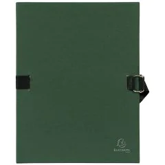 Chemise à sangle toilée extensible - Vert foncé : EXACOMPTA Modèle