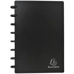 Porte-cartes de Visite amovible en PP - Noir - 120 cartes : EXACOMPTA Image