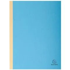 EXACOMPTA Chemises à soufflet dos toilé - Bleu (Papier recyclé)