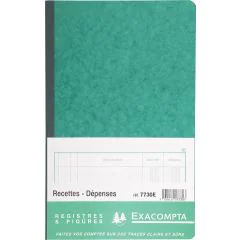 EXACOMPTA 7730E : Cahier des recettes et  dépenses - 320 x 195 mm Couverture