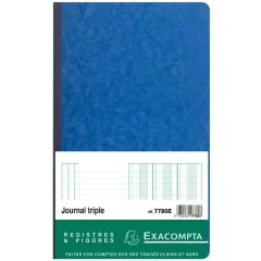 EXACOMPTA: Registre - Journal triple  7780E