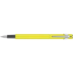 Stylo à plume - Largeur M - Jaune Fluo : CARAN D'ACHE 849 Fluo Line Image