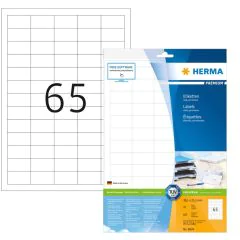 Étiquettes adhésives blanches - Multi-usages - 38,1 x 21,2 mm Herma 8629
