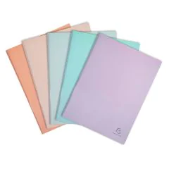 Protège-Documents Semi Rigide - 40 Vues - A4 - Assortiment : EXACOMPTA Aquarel assort