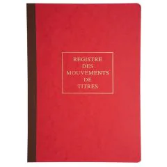 Registre Mouvements de Titres SAS SA Modèle Dauphin 90120D