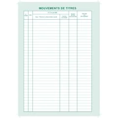 Feuilles de Mouvements de Titres et Comptes d'Actionnaires SAS