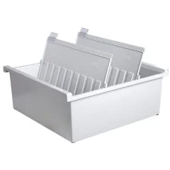 Bac pour 1200 fiches  - Format A4 - Gris lumière EXACOMPTA 52540D