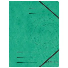 Chemise à élastiques A4 - Vert : HERLITZ Easyorga Visuel